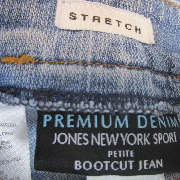 Jones New York Sport Stretch boot cut jeans sz 12P - Picture 6 of 8